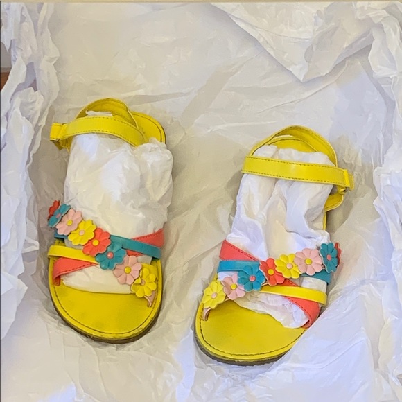 Yellow Flower Sandals - Picture 3 of 5